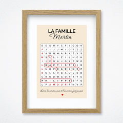 Famille mots mêlés